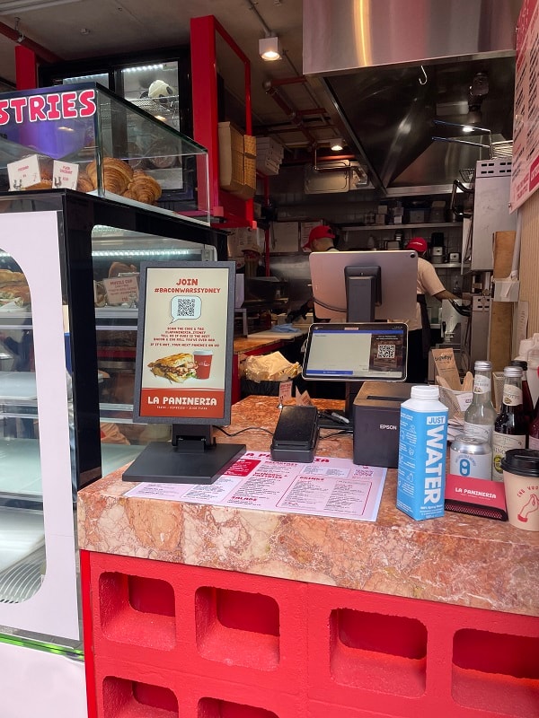 Counter top display – La Panineria